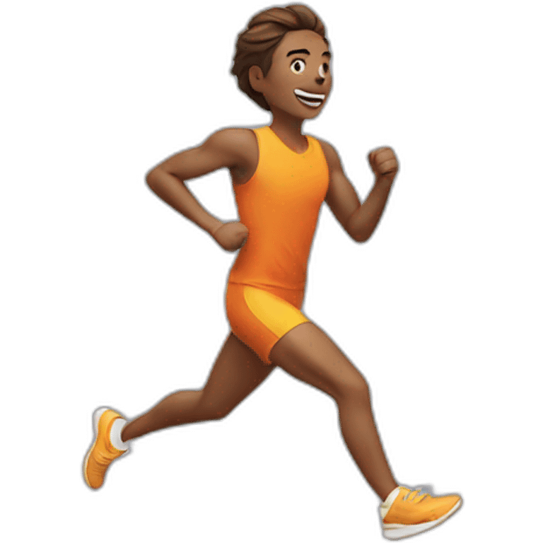 running emoji