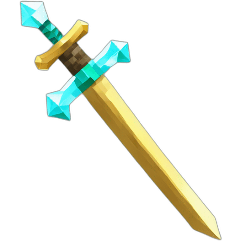 Diamond sword minecraft emoji