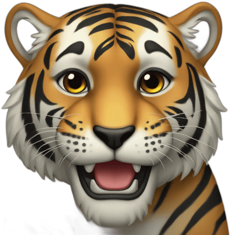 BLACK Tiger emoji