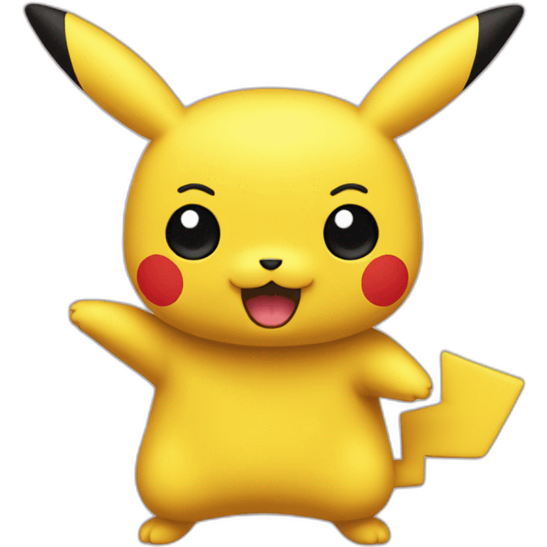 Pikacho qui boit emoji