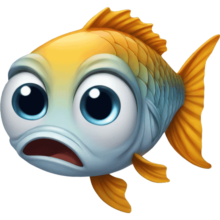 fish crying emoji