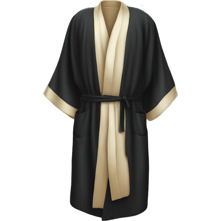  black silky robe emoji