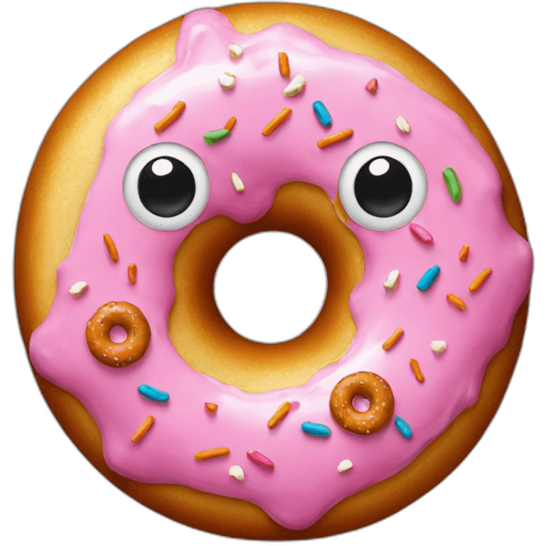 A donut doing a donut  emoji