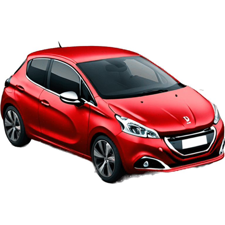 peugeot 208 red  emoji