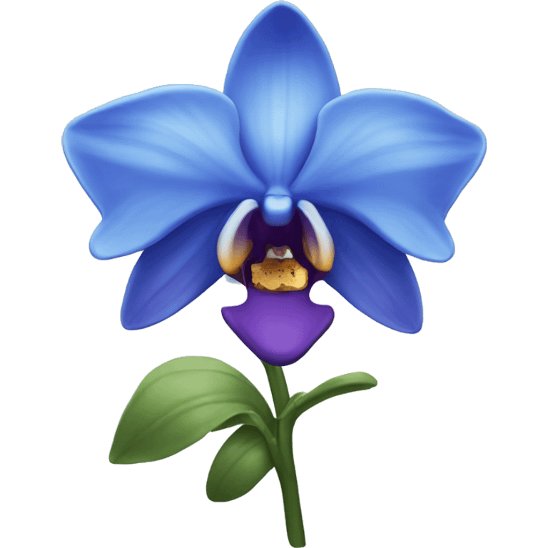 Blue Orchid emoji