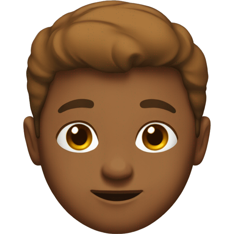 Brown vie emoji