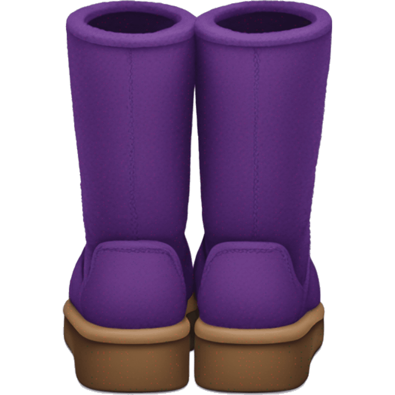 purple ugg emoji