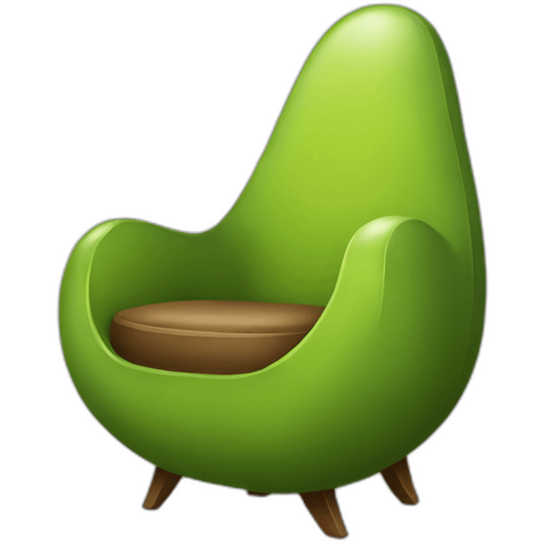 avocado armchair emoji