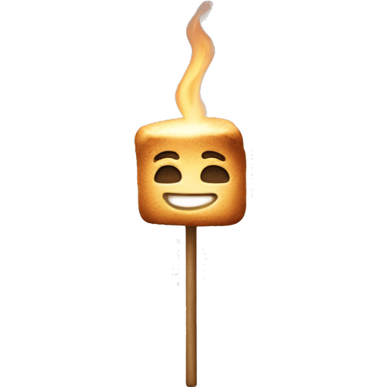 toasted marshmallow on stick emoji