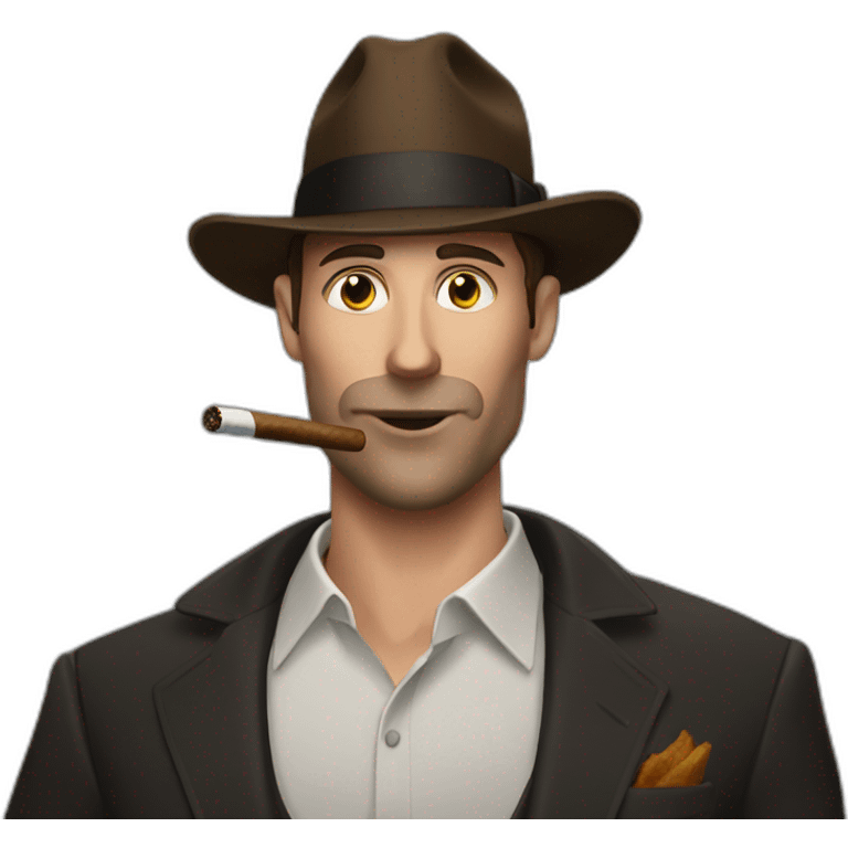 Andrew tate smoking cigar emoji