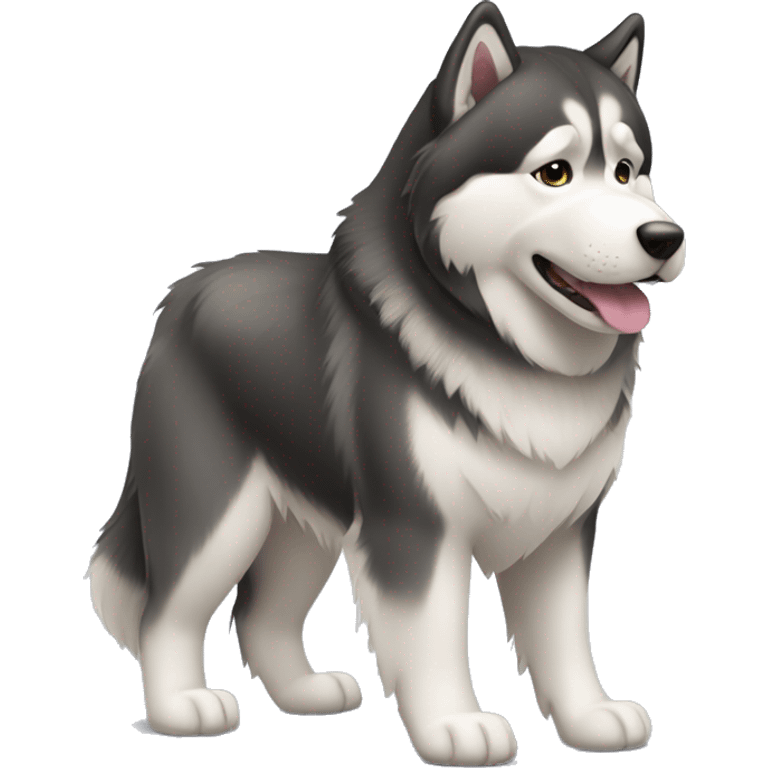 Alaskan Malamute full body emoji