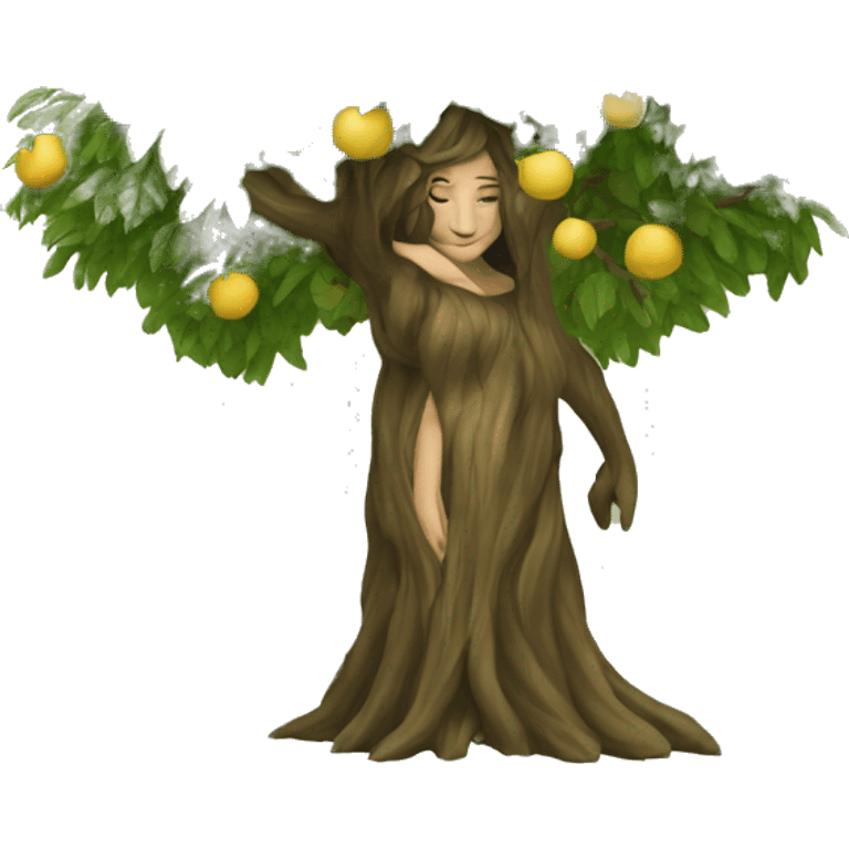 driade tree woman  emoji