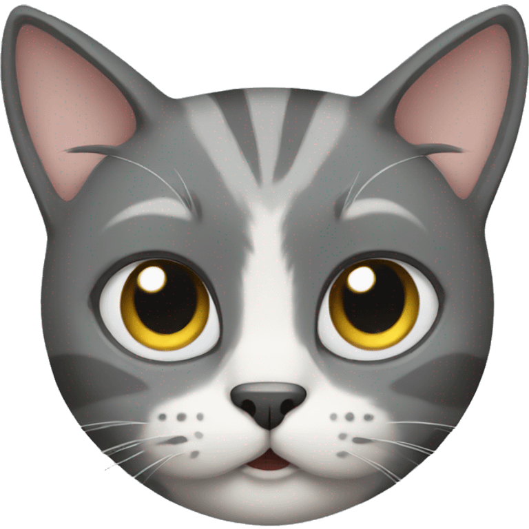 Gray cat  emoji