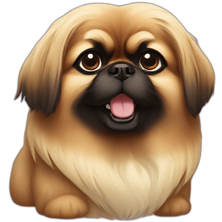 Pekingese dog emoji