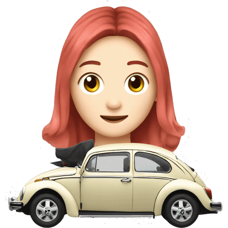 seulgi in a volkswagen beetle emoji