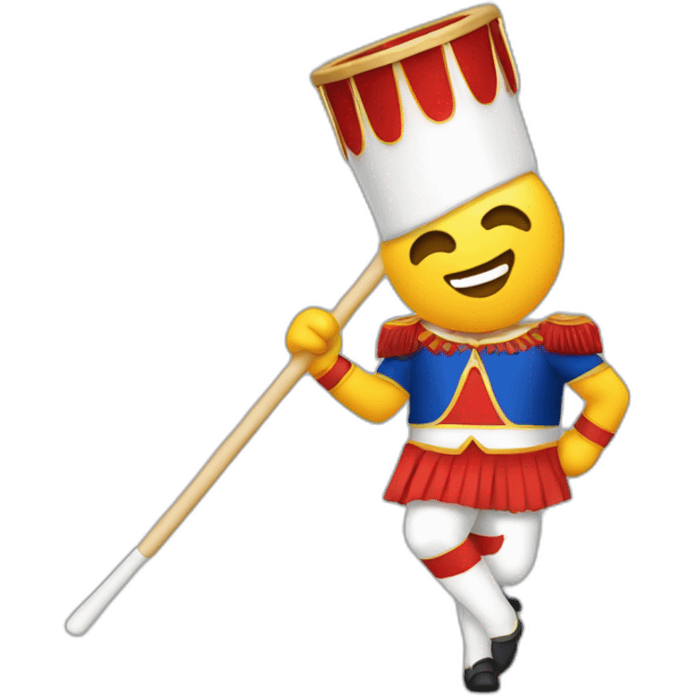 Bâton de majorettes emoji