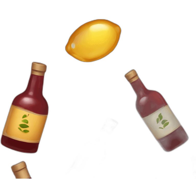 Salt, oil and winegar emoji