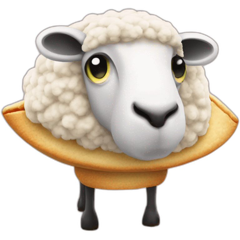 fortune cookie ufo sheep emoji