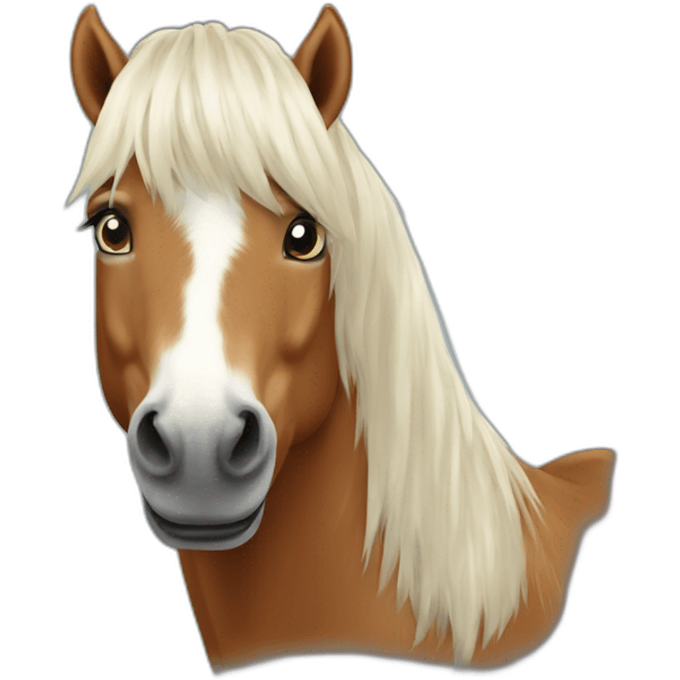 Icelandic horse emoji