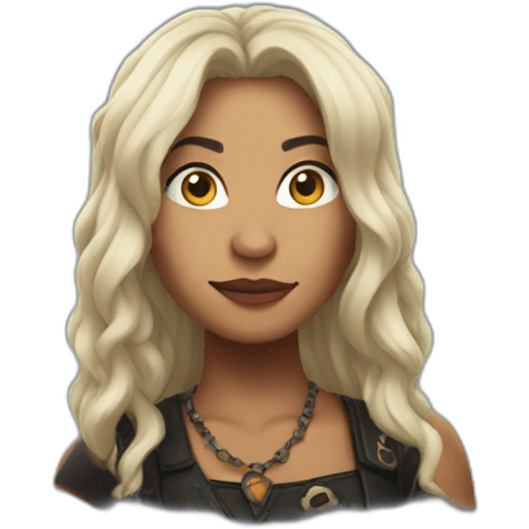 The rock witch emoji