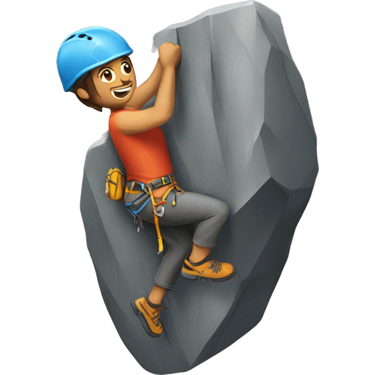 rock climber emoji