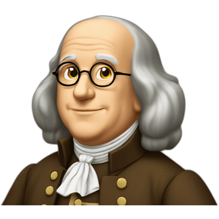 Benjamin Franklin read book emoji