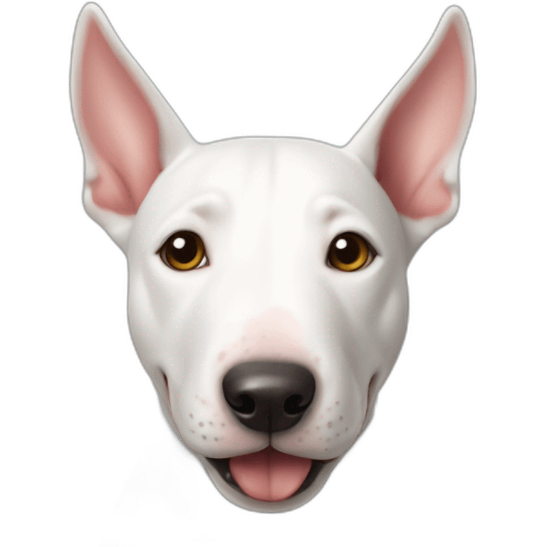 cute bull terrier emoji