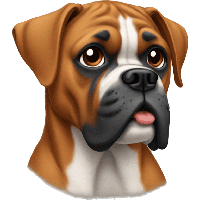 Boxer dog  emoji