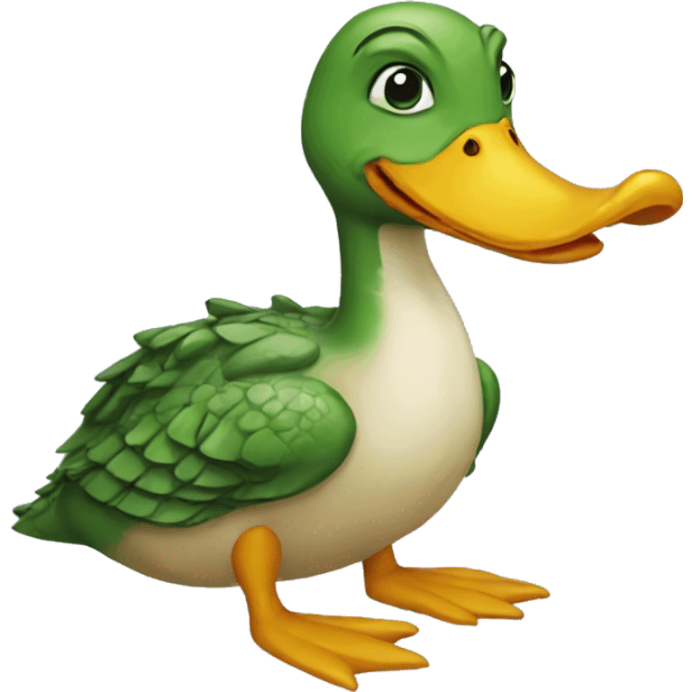 duck crocodile emoji