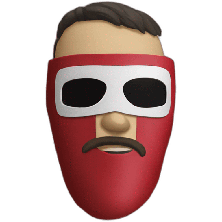 casa de papel mask emoji