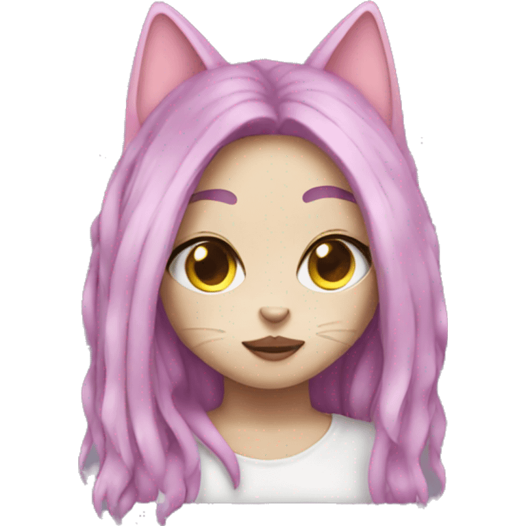 Pussy cat girl emoji