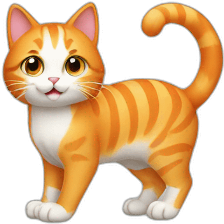 organge cat emoji