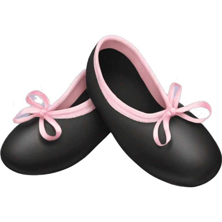 Black ballet shoes emoji