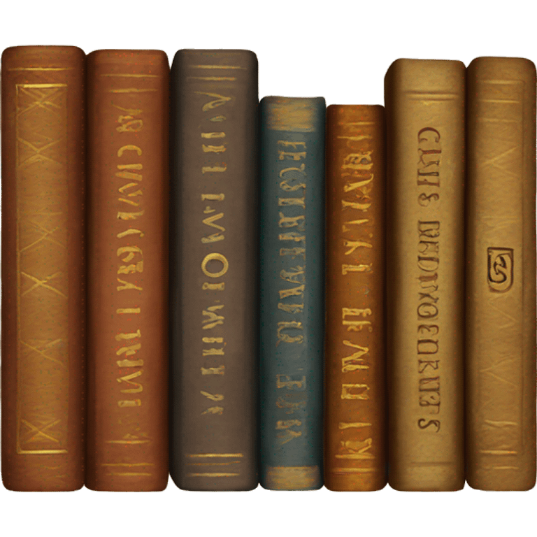 Vintage books emoji