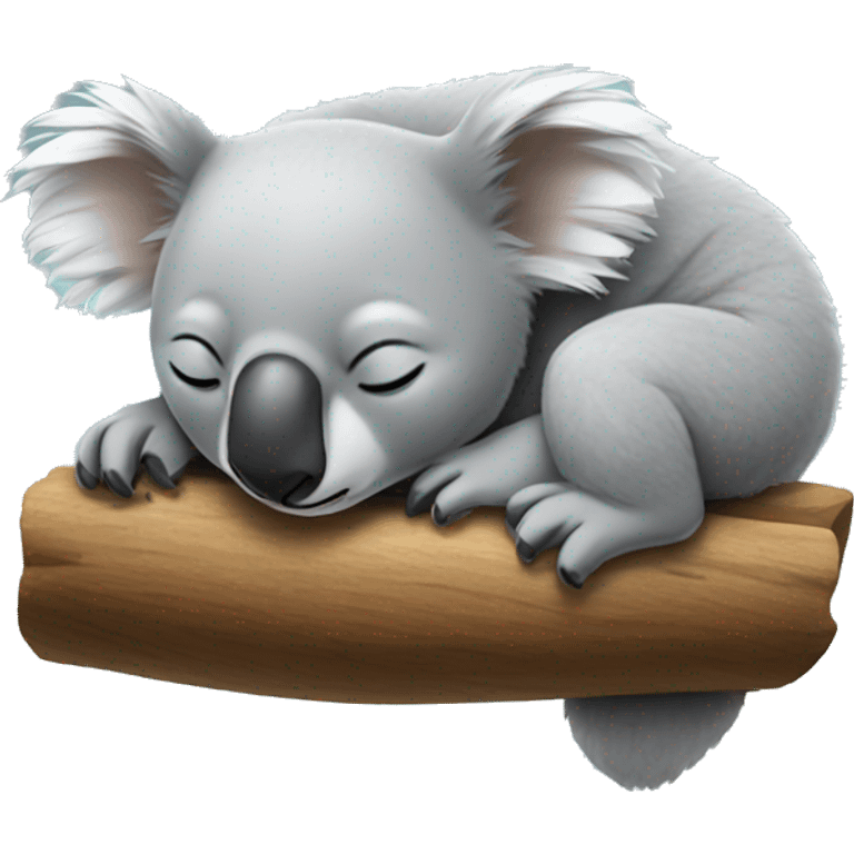 A koala sleeping  emoji