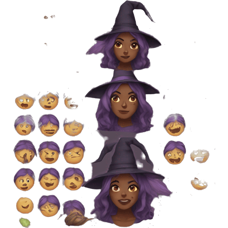 witch aesthetic  emoji