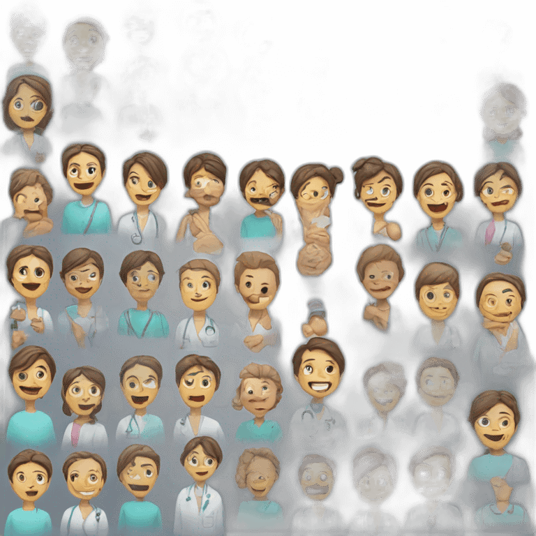 Many patient in hospital emoji