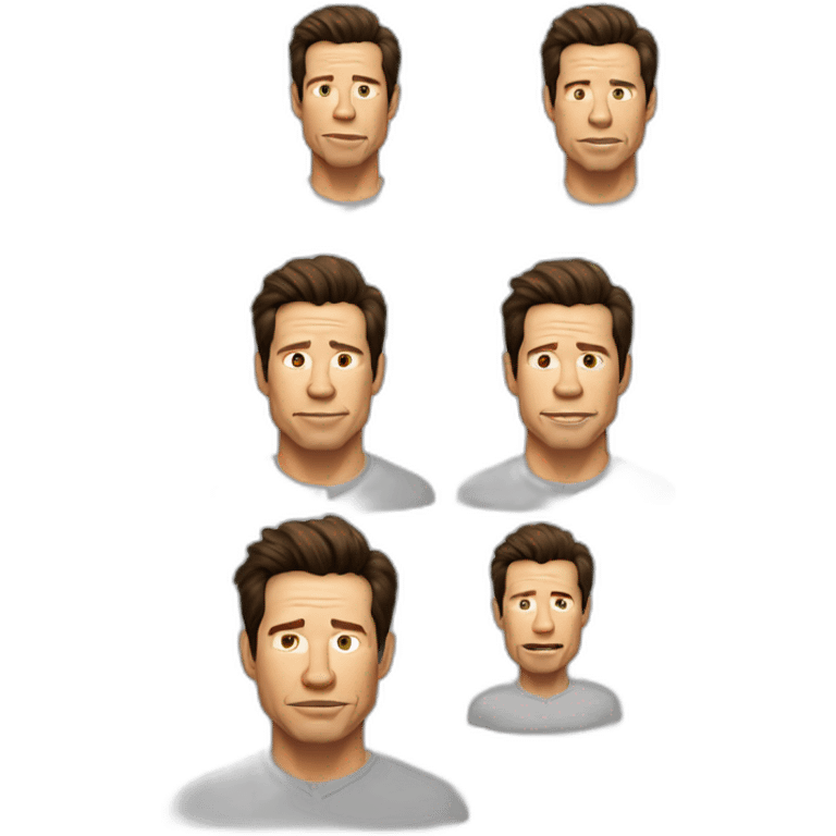 mark wahlberg cartoon wearing henley emoji