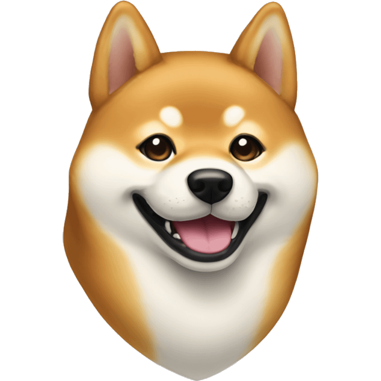 smiling shiba inu head NEIRO emoji