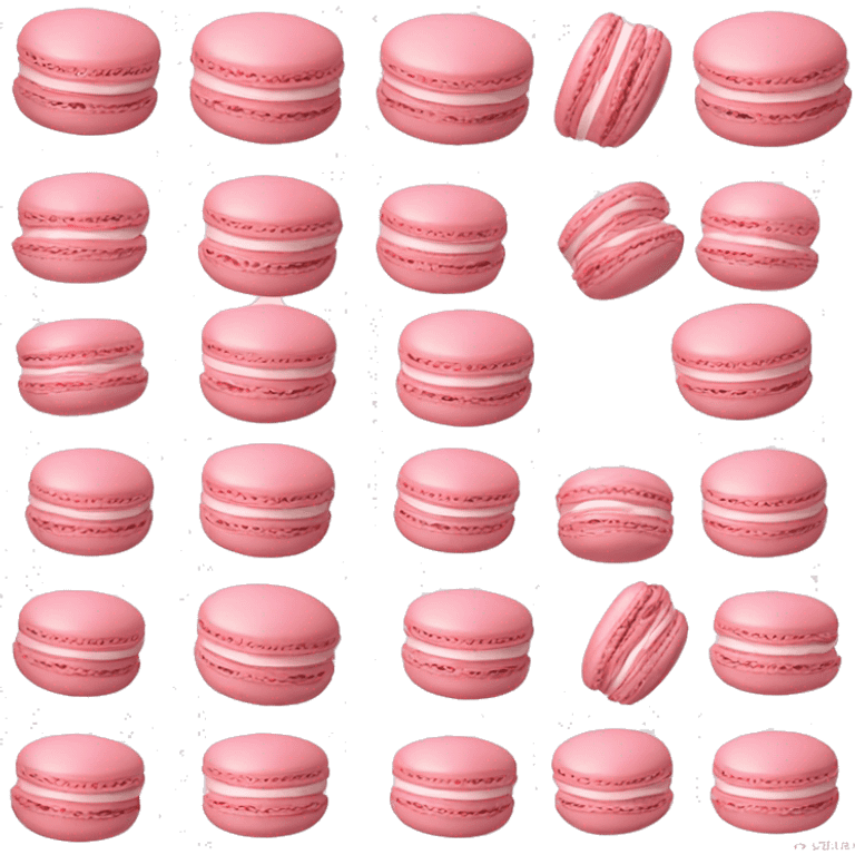 light pink macarons emoji