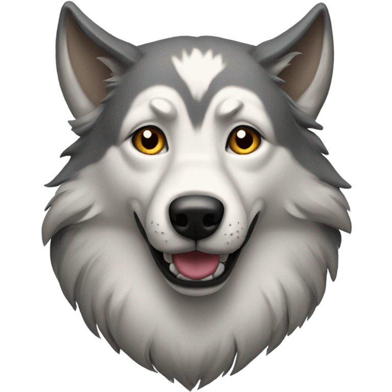 A wolf dog  emoji