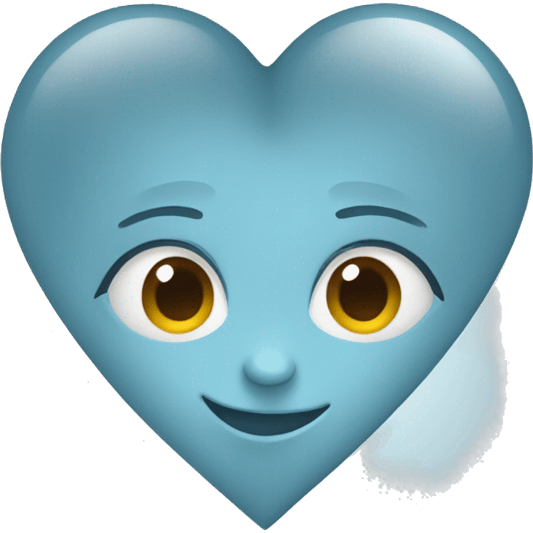 Light blue heart emoji