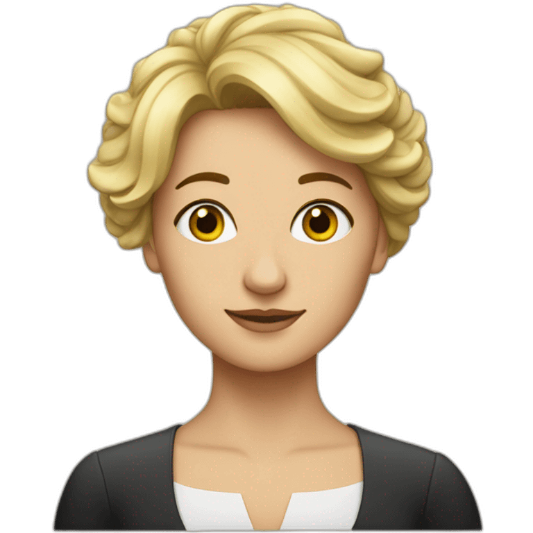 Une femme allemande  emoji