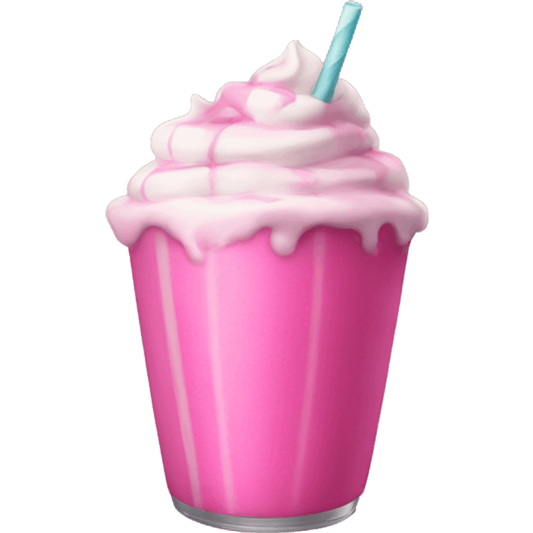 Hot Pink milkshake  emoji