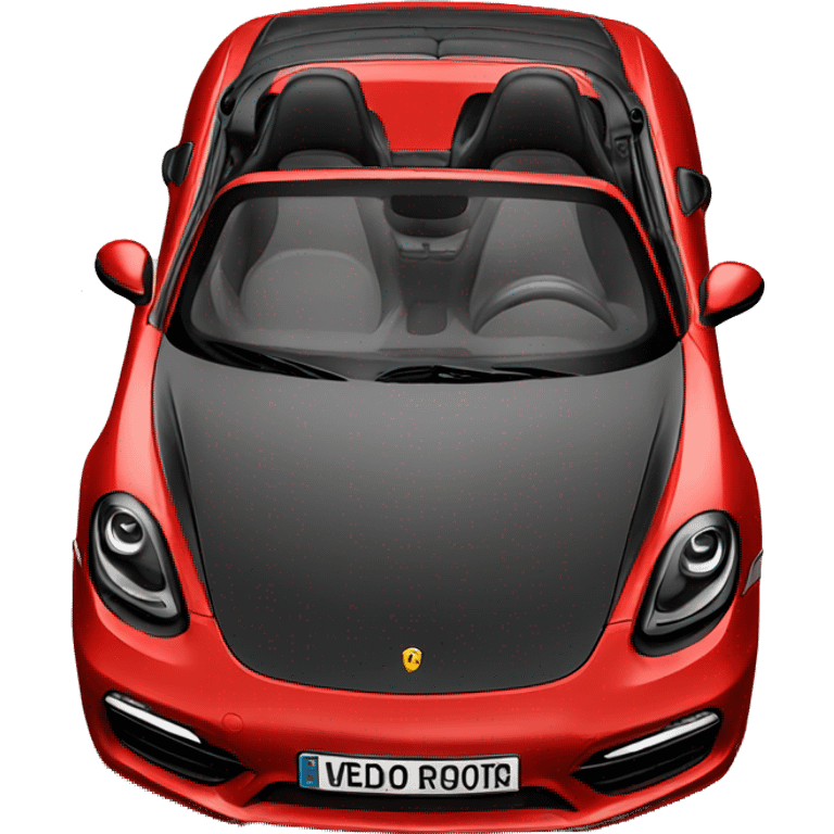 red 718 boxster emoji