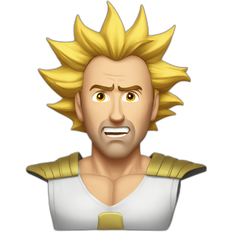 Nic cage super Saiyan emoji