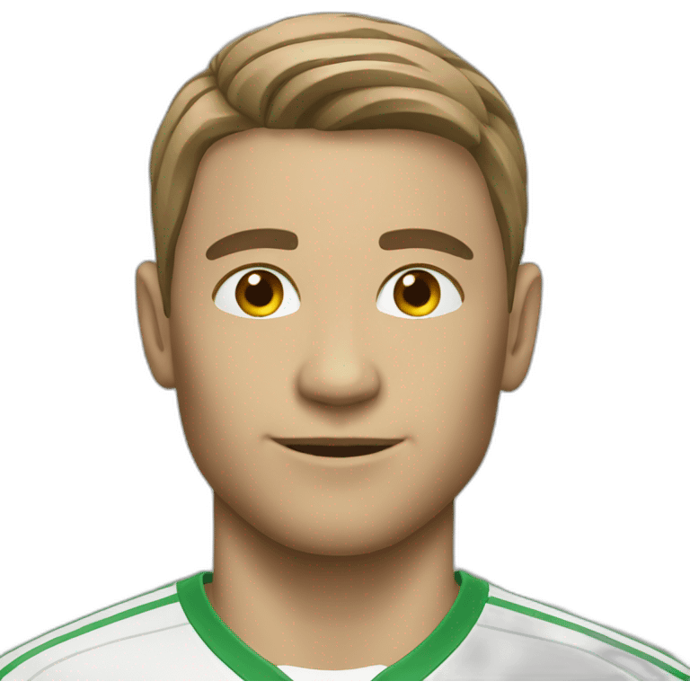 white soccer player emoji