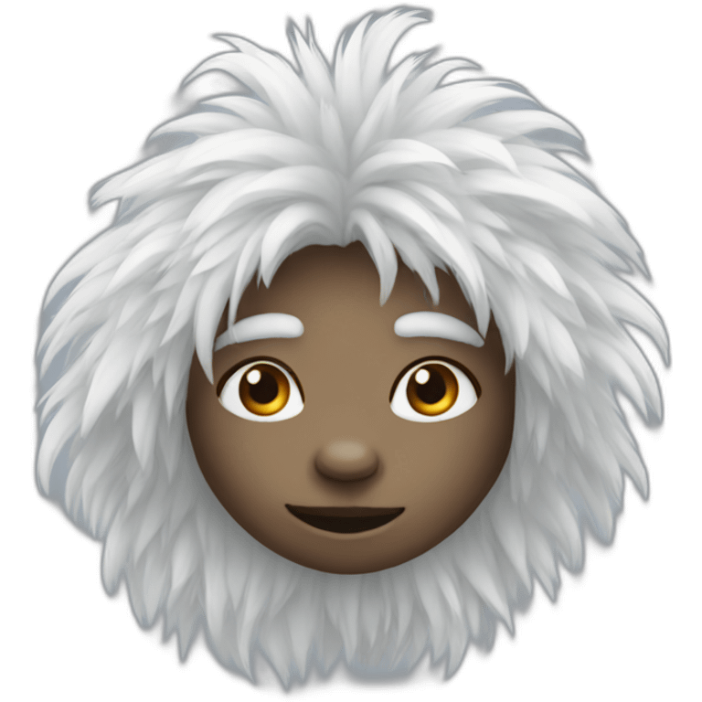 Cute yetti emoji