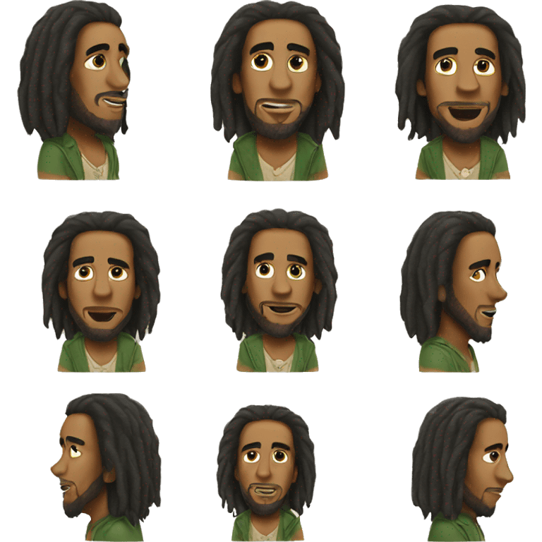 bob marley emoji