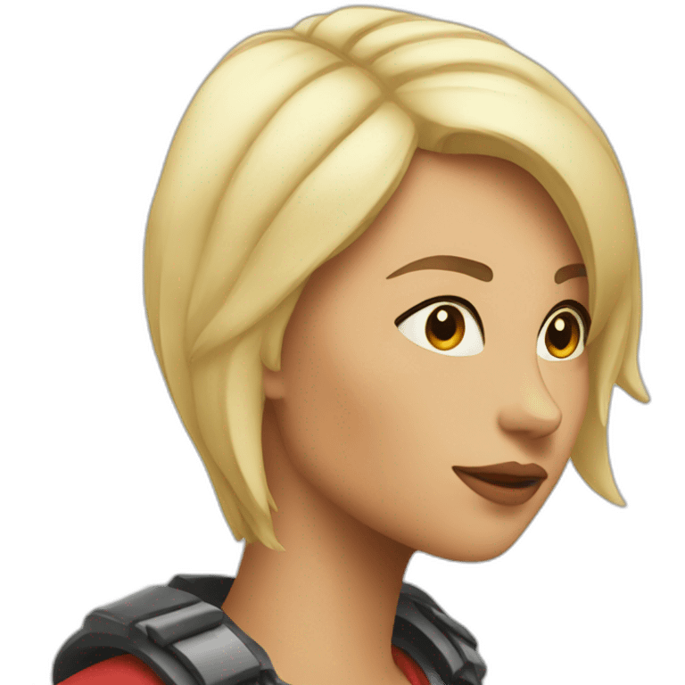 Gwen side profile emoji